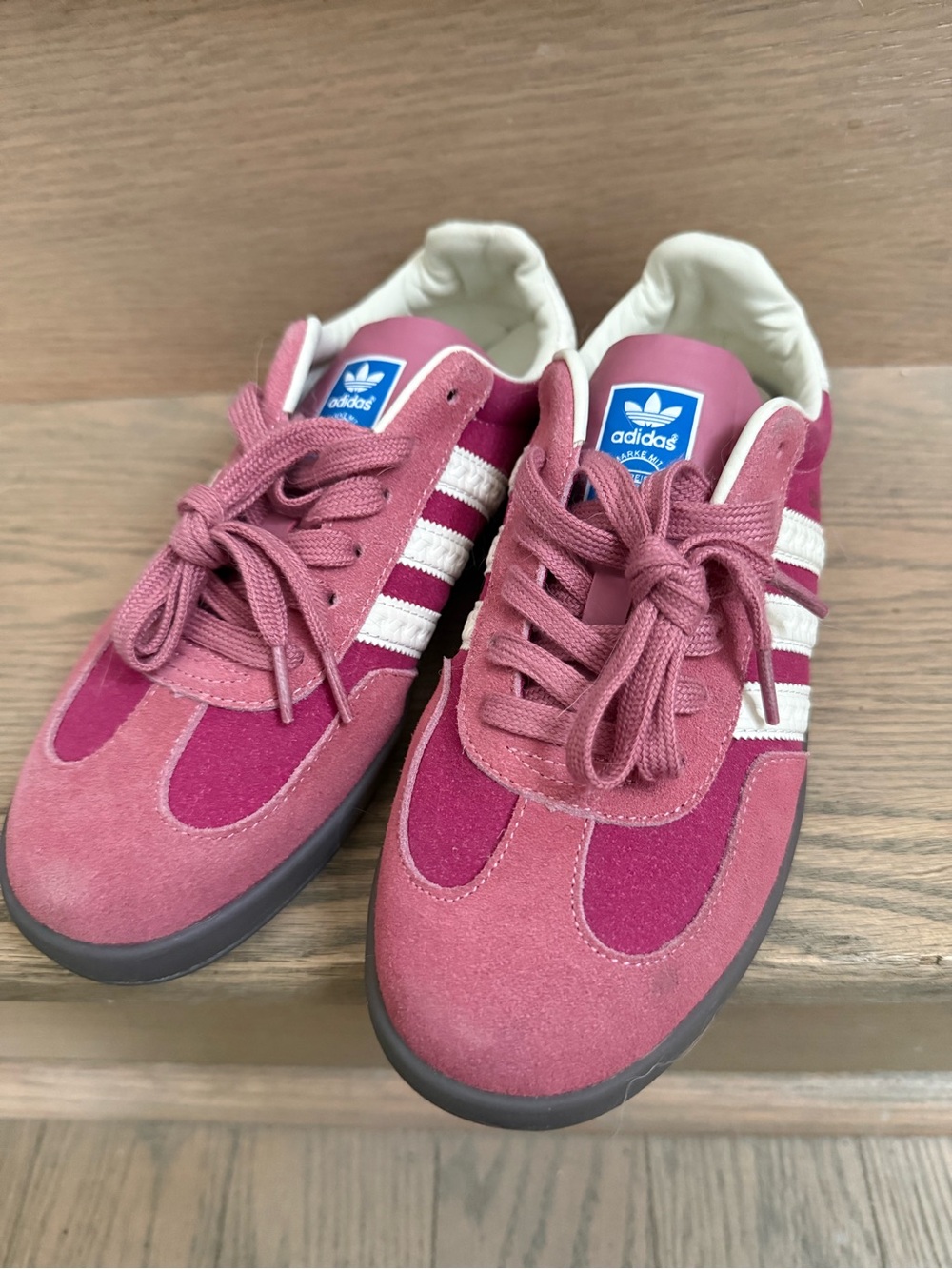 Women’s Pink Suede Sneakers Size 6